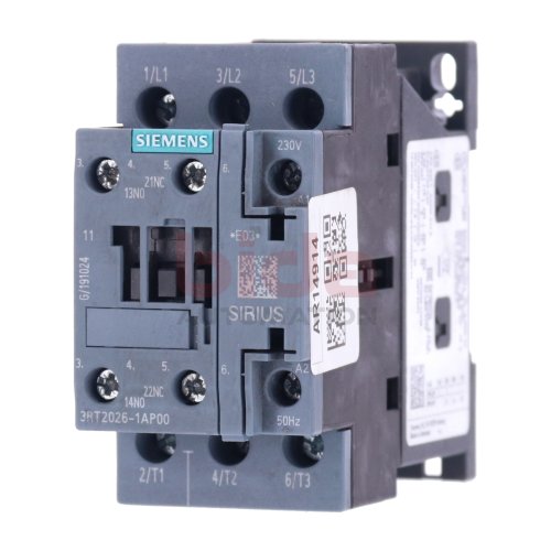 Siemens 3RT2026-1AP00 Leistungssch&uuml;tz / Power Contactor 24A 11kW 400V