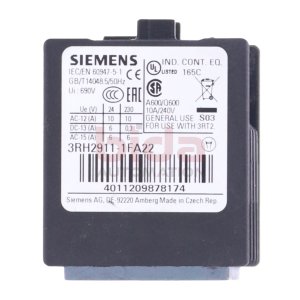 Siemens 3RH2911-1FA22 Hilfsschalter / Auxiliary switch...