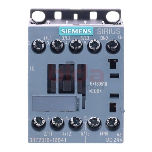 Siemens 3RT2018-1BB41 Leistungssch&uuml;tz / Power Contactor 16A 7,5kW 400V 24VDC