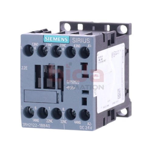 Siemens 3RH2122-1BB40 Hilfssch&uuml;tz / Auxiliary Contactor 24VDC