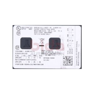 Siemens 3RT2028-1BB40 Leistungsschütz / Power...