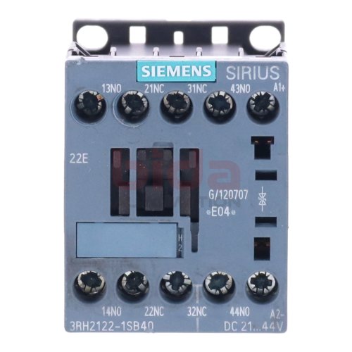Siemens 3RH2122-1SB40 Koppelhilfssch&uuml;tz / Coupling auxiliary contactor 10A  240VAC