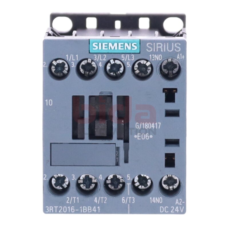 Siemens 3RT2016-1BB41 Leistungssch&uuml;tz / Power Contactor 9A 4kW 400V 24VDC