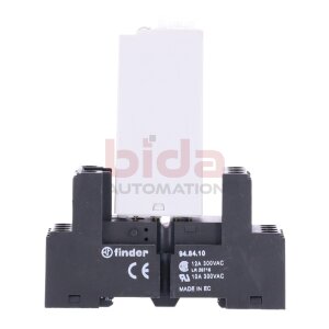Finder 85.34 mit Relaissockel 94.84.10 Zeitrelais 2...