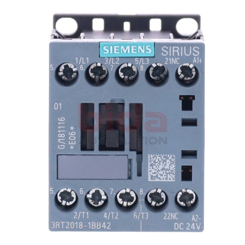 Siemens 3RT2018-1BB42 Leistungssch&uuml;tz / Power Contactor 16 A 7,5kW 400V 24VDC
