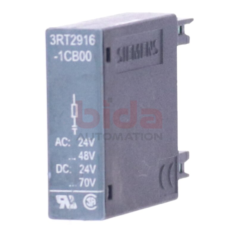 Siemens 3RT2916-1CB00 &Uuml;berspannungsbegrenzer / Overvoltage limiter 24...48VAC 24...70VDC
