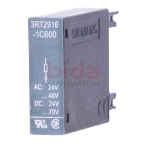 Siemens 3RT2916-1CB00 &Uuml;berspannungsbegrenzer / Overvoltage limiter 24...48VAC 24...70VDC