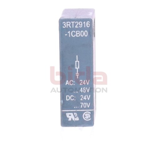 Siemens 3RT2916-1CB00 &Uuml;berspannungsbegrenzer / Overvoltage limiter 24...48VAC 24...70VDC