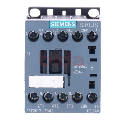 Siemens 3RT2017-1FB42 Leistungssch&uuml;tz / Power Contactor 24V