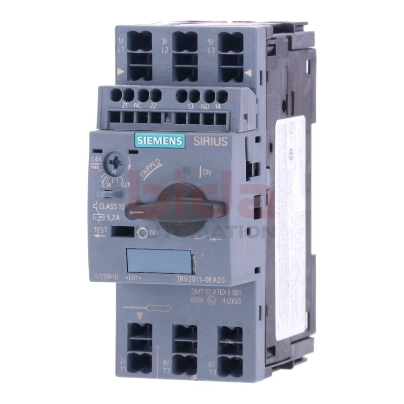 Siemens 3RV2011-0EA20 Leitungsschutzschalter / Circuit Breaker 5,2 A