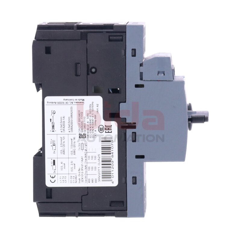 Siemens 3RV2011-0JA25 / 3RV2 011-0JA25 Leistungsschalter / Circuit Breaker 13A