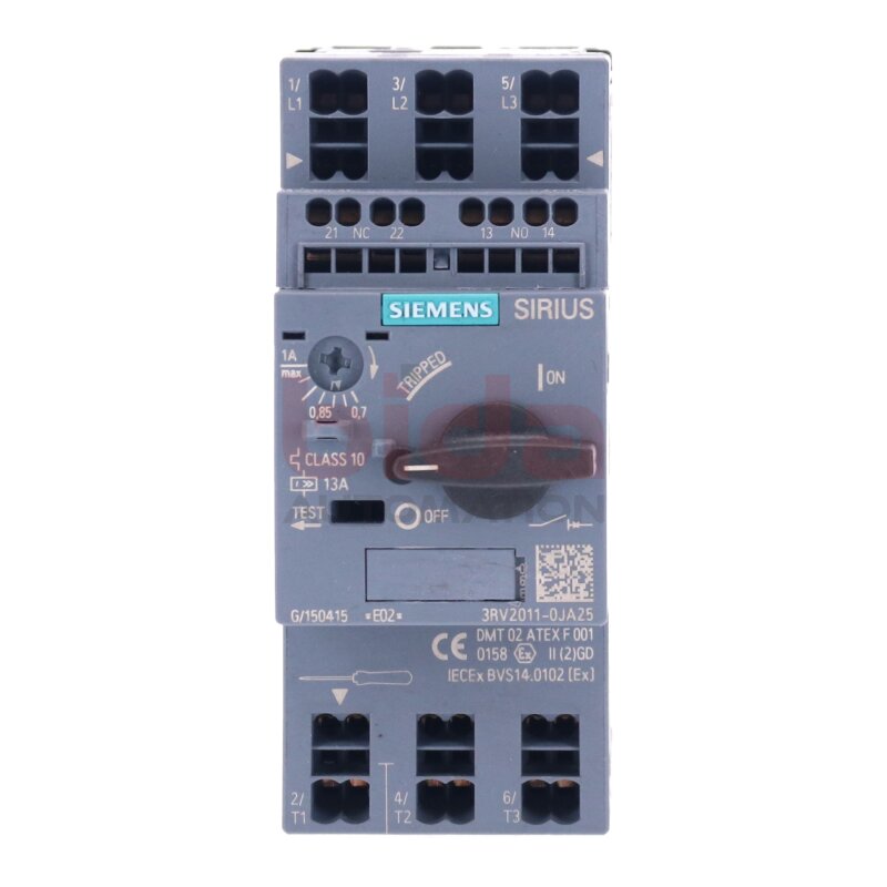 Siemens 3RV2011-0JA25 / 3RV2 011-0JA25 Leistungsschalter / Circuit Breaker 13A