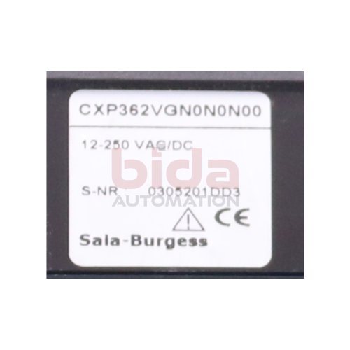 Saia-Burgess CXP362VGN0N0N00 Elektrischer Vorwahlz&auml;hler Digitalanzeige Z&auml;hler