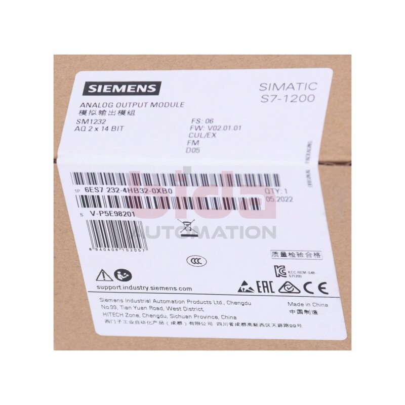 Siemens 6ES7 232-4HB32-0XB0 / 6ES7232-4HB32-0XB0 Ausgangsmodul / Output Module