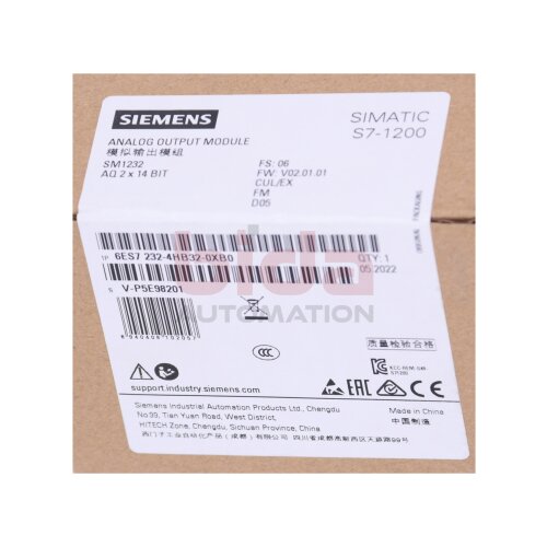 Siemens 6ES7 232-4HB32-0XB0 / 6ES7232-4HB32-0XB0 Ausgangsmodul / Output Module
