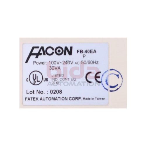 Fatek Facon FB-40EA Programmierbare Steuerung programmable controller