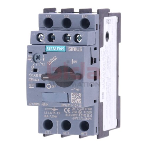 Siemens 3RV2011-1DA10 Leistungsschalter / Circuit Breaker 42A