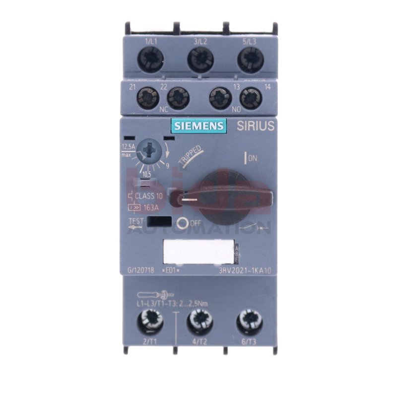 Siemens 3RV2021-1KA10 Leistungsschalter / Circuit Breaker  163A