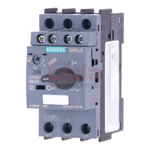 Siemens 3RV2021-1DA10  Leistungsschalter / Circuit Breaker 42A