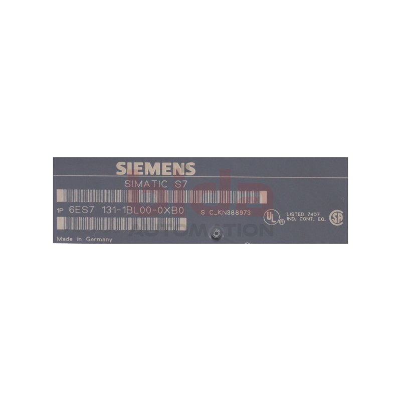 Siemens 6ES7 131-1BL00-0XB0 Elektronikblock  / Electronics block 24V