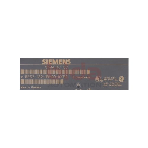 Siemens 6ES7 132-1BH00-0XB0 SIMATIC DP, Elektronikblock / electronic block 24V 0,5A