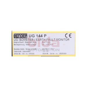 BENDER Bender UG 144 P Isometer...