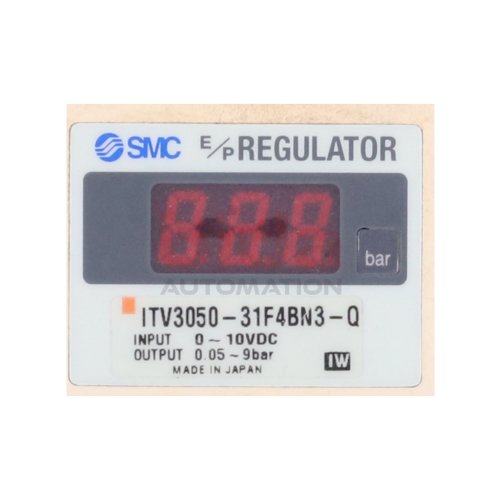 SMC ITV3050-31F4BN3-Q Pneumatikregler / Pneumatic controller 10VDC 0,5-9bar