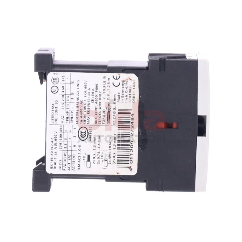 Siemens 3RT1015-1AB01 Leistungssch&uuml;tz / Power Contactor  7A 3kW 400V 24VAC