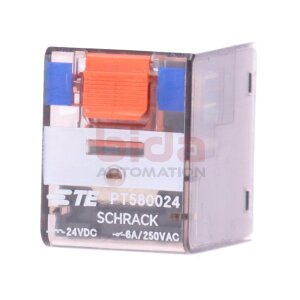 ETE Schrack PT580024 Relais / Relay 24VDC 6A 250VAC