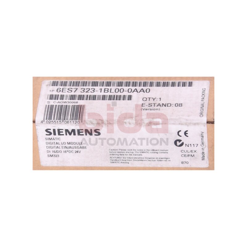 Siemens 6ES7323-1BL00-0AA0 Ausgangsmodul / Output Module