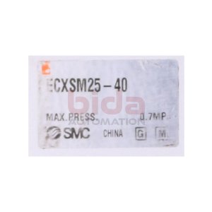SMC ECXSM25-40 Doppelkolbenzylinder Zylinder dual rod...