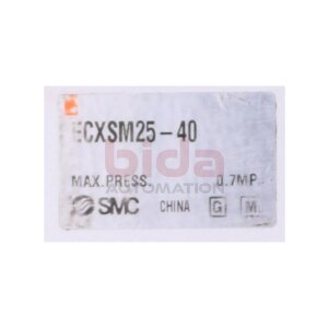 SMC ECXSM25-40 Doppelkolbenzylinder Zylinder dual rod...