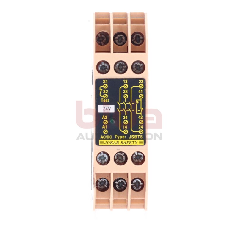 Jakob Safety JSBT5 Sicherheitsrelais / Safety Relay 24V 250V 6A