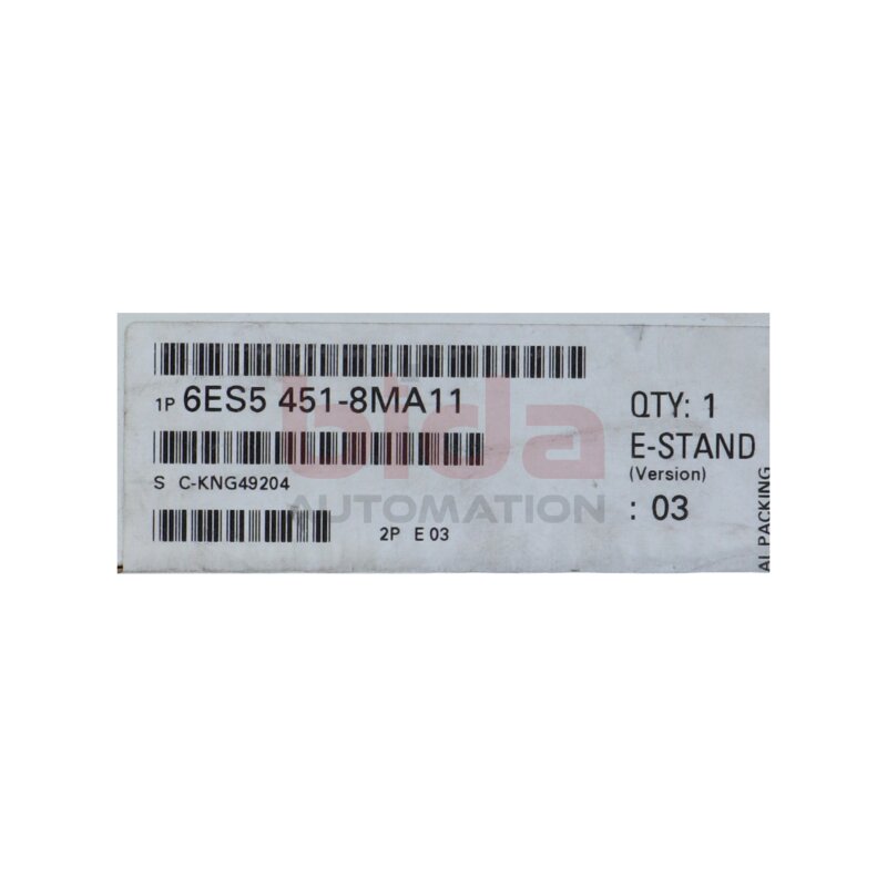Siemens 6ES5451-8MA11 SIMATIC S5 Digitalausgabe / Digital Output 24V 1A