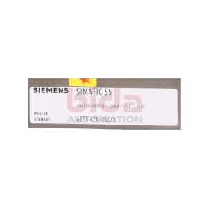 Siemens 6ES5460-7LA12 / 6ES5 460-7LA12 SIMATIC S5,...