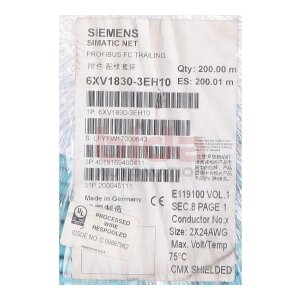 Siemens 6XV1830-3EH10 / 6XV1 830-3EH10  PROFIBUS FC...