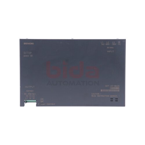Siemens 6EP1437-2BA00 Stromversorgung / Power Supply 400-500V 24VDC 30A