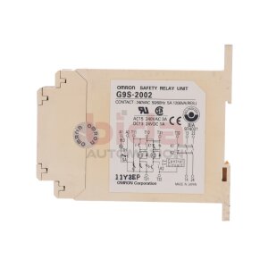 Omron G9S-2002 Sicherheitsrelais / Safety Relay  240VAC 5A