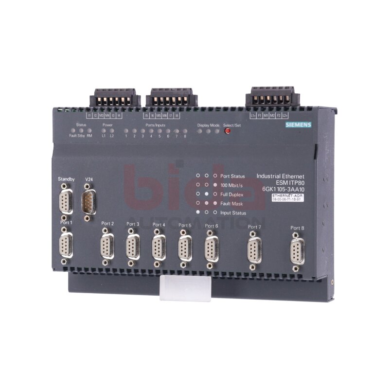 Siemens 6GK1105-3AA10 / 6GK1 105-3AA10 Olectrical Switch Module 24VDC