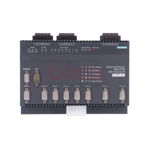 Siemens 6GK1105-3AA10 / 6GK1 105-3AA10 Olectrical Switch Module 24VDC
