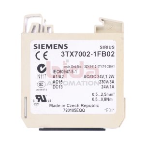 Siemens 3TX7002-1FB02 Koppelrelais / Coupling relay 24V...