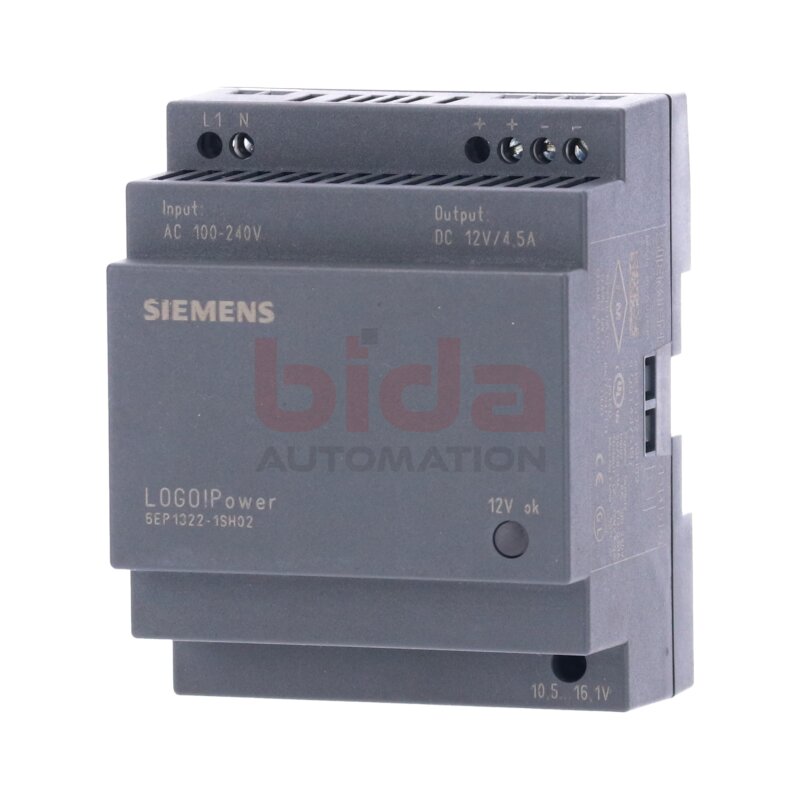 Siemens 6EP1322-1SH02 / 6EP1 322-1SH02 Stromversorgung / Power Supply AC 100-240V   DC 12V 4,5A