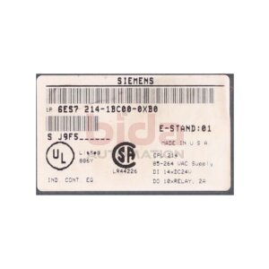 Siemens 6ES7 214-1BC00-0XB0 / 6ES7214-1BC00-0XB0...