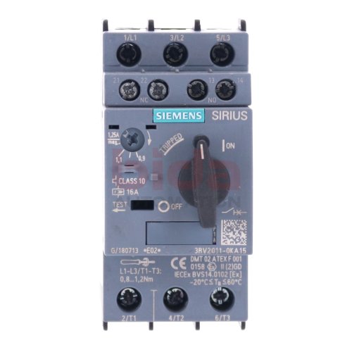 Siemens 3RV2011-0KA15 Leistungsschalter / Circuit Breaker 16A
