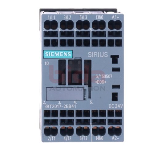 Siemens 3RT2017-2BB41 Leistungssch&uuml;tz / Power Contactor 24V