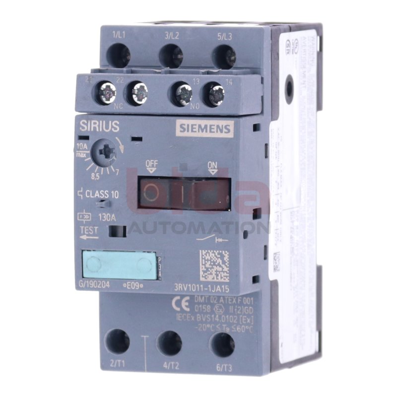 Siemens 3RV1011-1JA15 Leistungsschalter / Circuit Breaker  103A