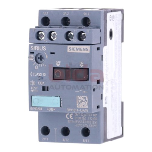 Siemens 3RV1011-1JA15 Leistungsschalter / Circuit Breaker  103A