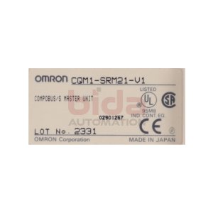 Omron CQM1-SRM21-V1 Combobus/s Master Unit 24VDC 2A