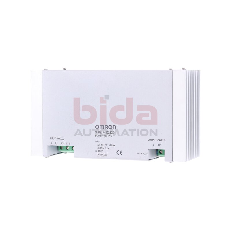 Omron S8PE-F48024CD Netzteil / Power Supply Unit 320-480 VAC 1,2A 24VDC 20A