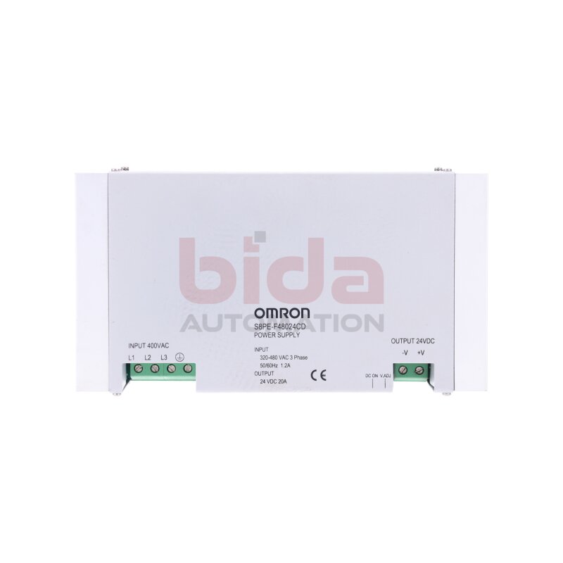 Omron S8PE-F48024CD Netzteil / Power Supply Unit 320-480 VAC 1,2A 24VDC 20A